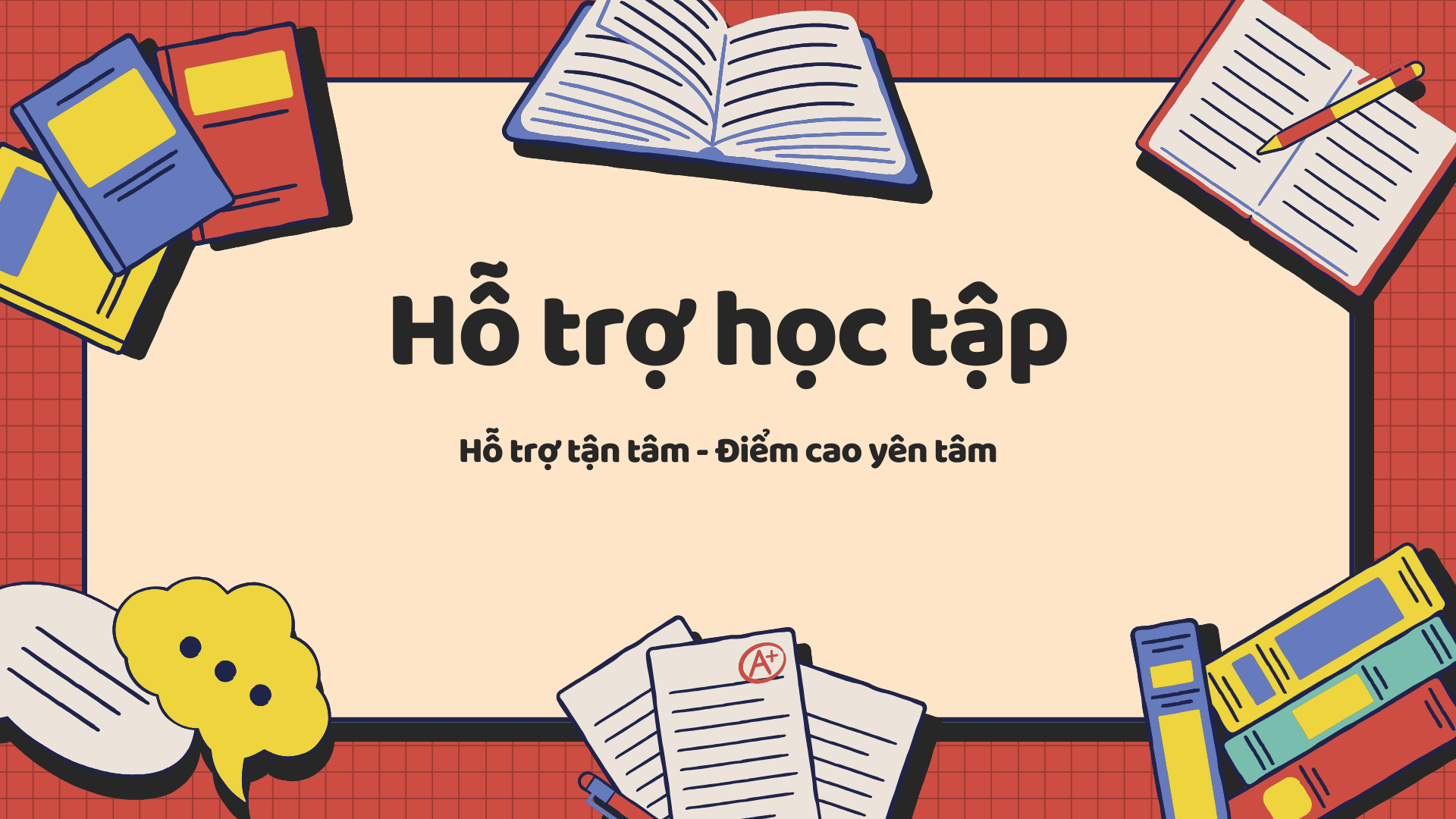 Slogan hỗ trợ học tập 1